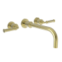 Newport Brass Taft 1.2 GPM Wall Mounted Widespread Bathroom Faucet Forever Brass (PVD)