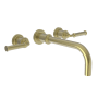 Newport Brass Taft 1.2 GPM Wall Mounted Widespread Bathroom Faucet Satin Brass (PVD)