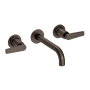Newport Brass Dorrance 1.2 GPM Wall Mounted Widespread Bathroom Faucet with Lever Handles English Bronze