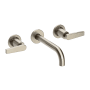 Newport Brass Dorrance 1.2 GPM Wall Mounted Widespread Bathroom Faucet with Lever Handles Antique Nickel