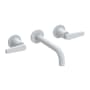 Newport Brass Dorrance 1.2 GPM Wall Mounted Widespread Bathroom Faucet with Lever Handles Matte White