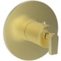 Newport Brass Dorrance Thermostatic Valve Trim Only with Single Lever Handle and Diverter Functionality - Less Rough In Satin Brass - PVD
