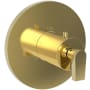 Newport Brass Dorrance Thermostatic Valve Trim Only with Single Lever Handle and Diverter Functionality - Less Rough In Polished Gold - PVD