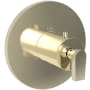 Newport Brass Dorrance Thermostatic Valve Trim Only with Single Lever Handle and Diverter Functionality - Less Rough In French Gold - PVD