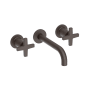 Newport Brass Dorrance 1.2 GPM Wall Mounted Widespread Bathroom Faucet with Cross Handles Oil Rubbed Bronze