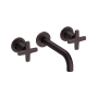 Newport Brass Dorrance 1.2 GPM Wall Mounted Widespread Bathroom Faucet with Cross Handles Venetian Bronze