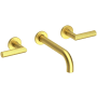 Newport Brass Pavani 1.2 GPM Wall Mounted Widespread Bathroom Faucet Satin Brass - PVD