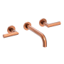 Newport Brass Pavani 1.2 GPM Wall Mounted Widespread Bathroom Faucet Antique Copper