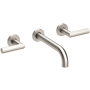Newport Brass Pavani 1.2 GPM Wall Mounted Widespread Bathroom Faucet Satin Nickel - PVD