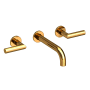 Newport Brass Pavani 1.2 GPM Wall Mounted Widespread Bathroom Faucet Polished Gold (PVD)