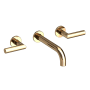Newport Brass Pavani 1.2 GPM Wall Mounted Widespread Bathroom Faucet French Gold (PVD)