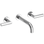 Newport Brass Pavani 1.2 GPM Wall Mounted Widespread Bathroom Faucet Polished Chrome