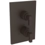 Newport Brass Malvina Thermostatic Valve Trim Only with 2 Lever Handles - Less Rough In Oil Rubbed Bronze