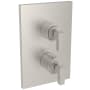 Newport Brass Malvina Thermostatic Valve Trim Only with 2 Lever Handles - Less Rough In Satin Nickel
