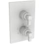 Newport Brass Malvina Thermostatic Valve Trim Only with 2 Lever Handles - Less Rough In Matte White