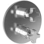Newport Brass Griffey Thermostatic Valve Trim Only with 2 Cross Handles - Less Rough In Polished Chrome