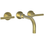 Newport Brass Muncy 1.2 GPM Wall Mounted Widespread Bathroom Faucet Satin Brass - PVD