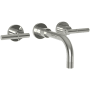 Newport Brass Muncy 1.2 GPM Wall Mounted Widespread Bathroom Faucet Polished Nickel