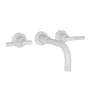 Newport Brass Muncy 1.2 GPM Wall Mounted Widespread Bathroom Faucet Matte White