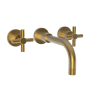 Newport Brass Muncy 1.2 GPM Wall Mounted Widespread Bathroom Faucet Satin Bronze (PVD)