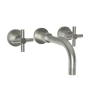 Newport Brass Muncy 1.2 GPM Wall Mounted Widespread Bathroom Faucet Satin Nickel (PVD)