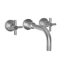 Newport Brass Muncy 1.2 GPM Wall Mounted Widespread Bathroom Faucet Stainless Steel (PVD)