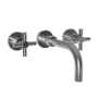 Newport Brass Muncy 1.2 GPM Wall Mounted Widespread Bathroom Faucet Midnight Chrome