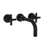 Newport Brass Muncy 1.2 GPM Wall Mounted Widespread Bathroom Faucet Flat Black