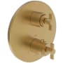 Newport Brass Tolmin Thermostatic Valve Trim Only with 2 Lever Handles - Less Rough In Satin Gold (PVD)
