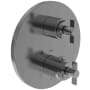Newport Brass Tolmin Thermostatic Valve Trim Only with 2 Lever Handles - Less Rough In Midnight Chrome