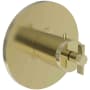 Newport Brass Tolmin Thermostatic Valve Trim Only with 1 Cross Handles - Less Rough In Polished Brass Uncoated (Living)