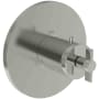 Newport Brass Tolmin Thermostatic Valve Trim Only with 1 Cross Handles - Less Rough In Polished Nickel