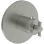 Newport Brass Tolmin Thermostatic Valve Trim Only with 1 Cross Handles - Less Rough In Satin Nickel