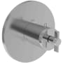 Newport Brass Tolmin Thermostatic Valve Trim Only with 1 Cross Handles - Less Rough In Polished Chrome