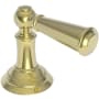 Newport Brass Single Metal Lever Handle with Escutcheon for the Aylesbury and Jacobean Collections Forever Brass (PVD)