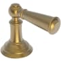 Newport Brass Single Metal Lever Handle with Escutcheon for the Aylesbury and Jacobean Collections Satin Bronze (PVD)