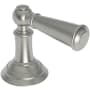 Newport Brass Single Metal Lever Handle with Escutcheon for the Aylesbury and Jacobean Collections Satin Nickel