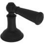 Newport Brass Single Metal Lever Handle with Escutcheon for the Aylesbury and Jacobean Collections Flat Black