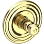 Newport Brass Seaport Thermostatic Valve Trim Only with Single Knob Handle - Less Rough In Polished Brass Uncoated (Living)