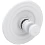 Newport Brass Seaport Thermostatic Valve Trim Only with Single Knob Handle - Less Rough In Matte White