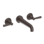 Newport Brass Astor 1.2 GPM Wall Mounted Widespread Bathroom Faucet with Lever Handles Oil Rubbed Bronze