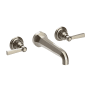 Newport Brass Astor 1.2 GPM Wall Mounted Widespread Bathroom Faucet with Lever Handles Antique Nickel