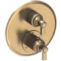 Newport Brass Astor Thermostatic Valve Trim Only with 2 Lever Handles - Less Rough In Antique Brass