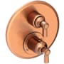 Newport Brass Astor Thermostatic Valve Trim Only with 2 Lever Handles - Less Rough In Antique Copper