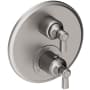 Newport Brass Astor Thermostatic Valve Trim Only with 2 Lever Handles - Less Rough In Stainless Steel (PVD)