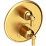 Newport Brass Astor Thermostatic Valve Trim Only with 2 Lever Handles - Less Rough In Satin Gold (PVD)