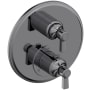 Newport Brass Astor Thermostatic Valve Trim Only with 2 Lever Handles - Less Rough In Midnight Chrome