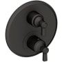 Newport Brass Astor Thermostatic Valve Trim Only with 2 Lever Handles - Less Rough In Flat Black