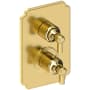 Newport Brass Astor Thermostatic Valve Trim Only with 2 Lever Handles - Less Rough In Forever Brass (PVD)