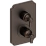 Newport Brass Astor Thermostatic Valve Trim Only with 2 Lever Handles - Less Rough In English Bronze